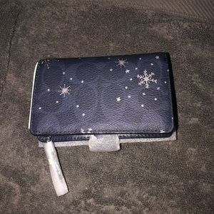 Coach wallet corner zip